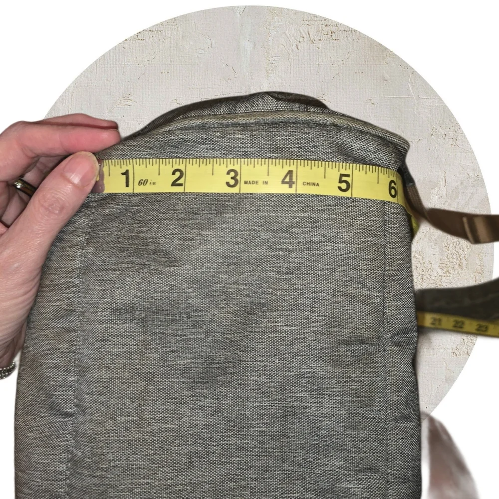 Gray‎ Backpack / Diaper Bag Gold Hardware